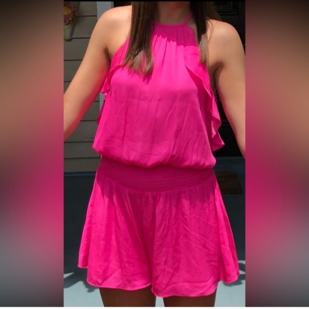 Impeccable Pig Pink Halter Romper – Size Small